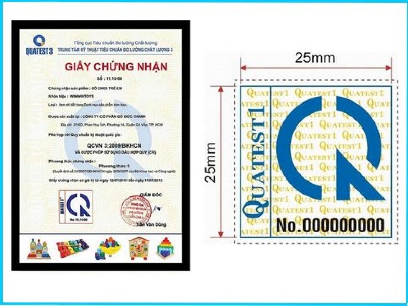 Dịch vụ xin giấy chứng nhận hợp chuẩn