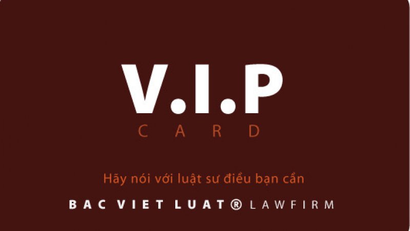 Luật Bắc Việt tặng thẻ VIP giảm giá cho khách hàng
